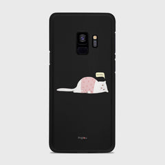 NOT TODAY Samsung Galaxy S9 case - thin fit matte black (D81)