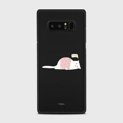 NOT TODAY Samsung Galaxy Note 8 case - thin fit matte black (D81)