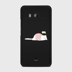 NOT TODAY HTC U11 case - thin fit matte black (D81)