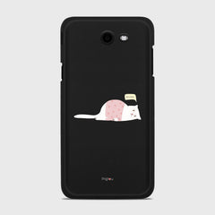 NOT TODAY Samsung Galaxy J7 (2017) Verizon case - thin fit matte black (D81)