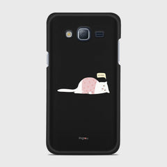 NOT TODAY Samsung Galaxy J3 (2016) case - thin fit matte black (D81)