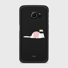 NOT TODAY Samsung Galaxy S6 Edge case - thin fit matte black (D81)