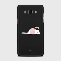 NOT TODAY Samsung Galaxy J7 (2016) case - thin fit matte black (D81)
