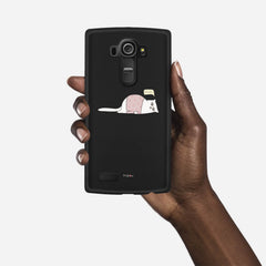 NOT TODAY LG G4 case - thin fit matte black (D81)