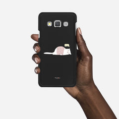 NOT TODAY Samsung Galaxy A3 (2015) case - thin fit matte black (D81)