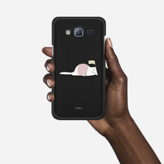 NOT TODAY Samsung Galaxy J3 (2016) case - thin fit matte black (D81)