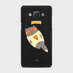 SUPER PIZZA CAT Samsung Galaxy A5 (2015) case - thin fit matte black (D83)