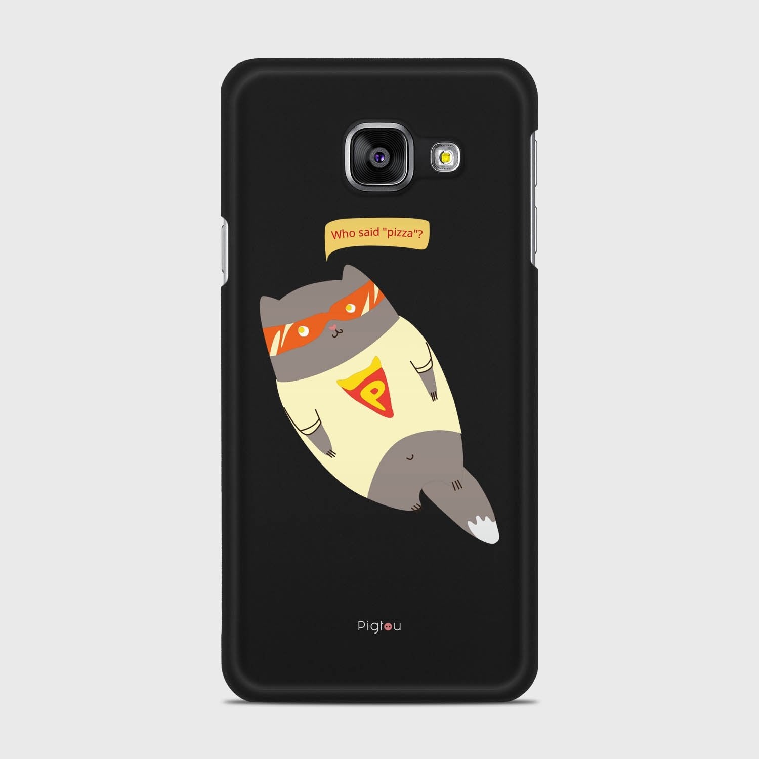 SUPER PIZZA CAT Samsung Galaxy A3 (2016) case - thin fit matte black (D83)