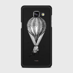 VINTAGE AIR BALLOON Samsung Galaxy A5 (2016) case - thin fit matte black (D84)