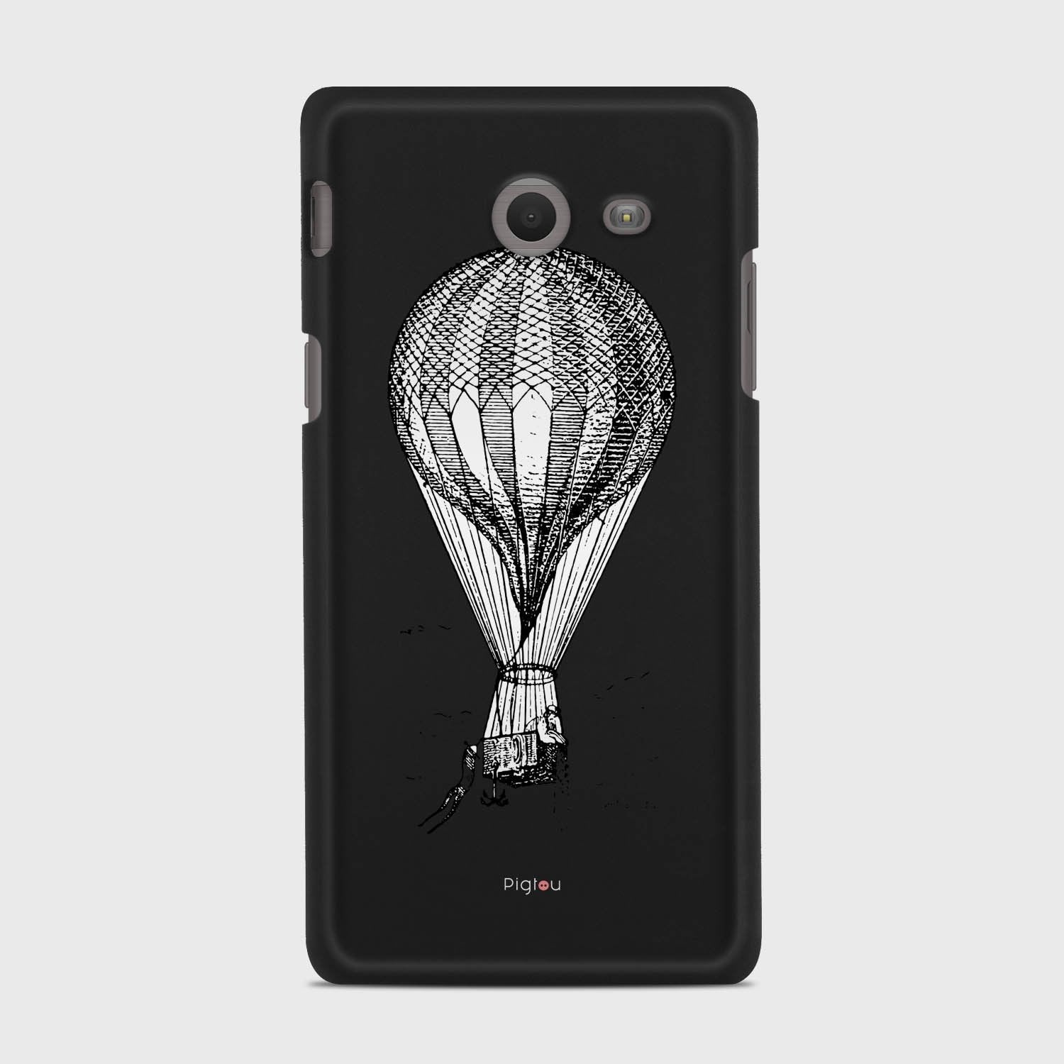 VINTAGE AIR BALLOON Samsung Galaxy J5 (2017) Verizon case - thin fit matte black (D84)