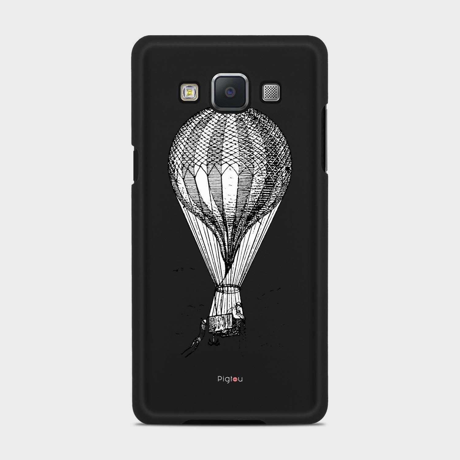 VINTAGE AIR BALLOON Samsung Galaxy A5 (2015) case - thin fit matte black (D84)
