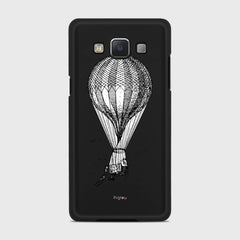 VINTAGE AIR BALLOON Samsung Galaxy A5 (2015) case - thin fit matte black (D84)