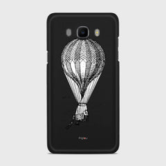 VINTAGE AIR BALLOON Samsung Galaxy J7 (2016) case - thin fit matte black (D84)
