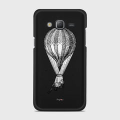 VINTAGE AIR BALLOON Samsung Galaxy J5 (2015) case - thin fit matte black (D84)