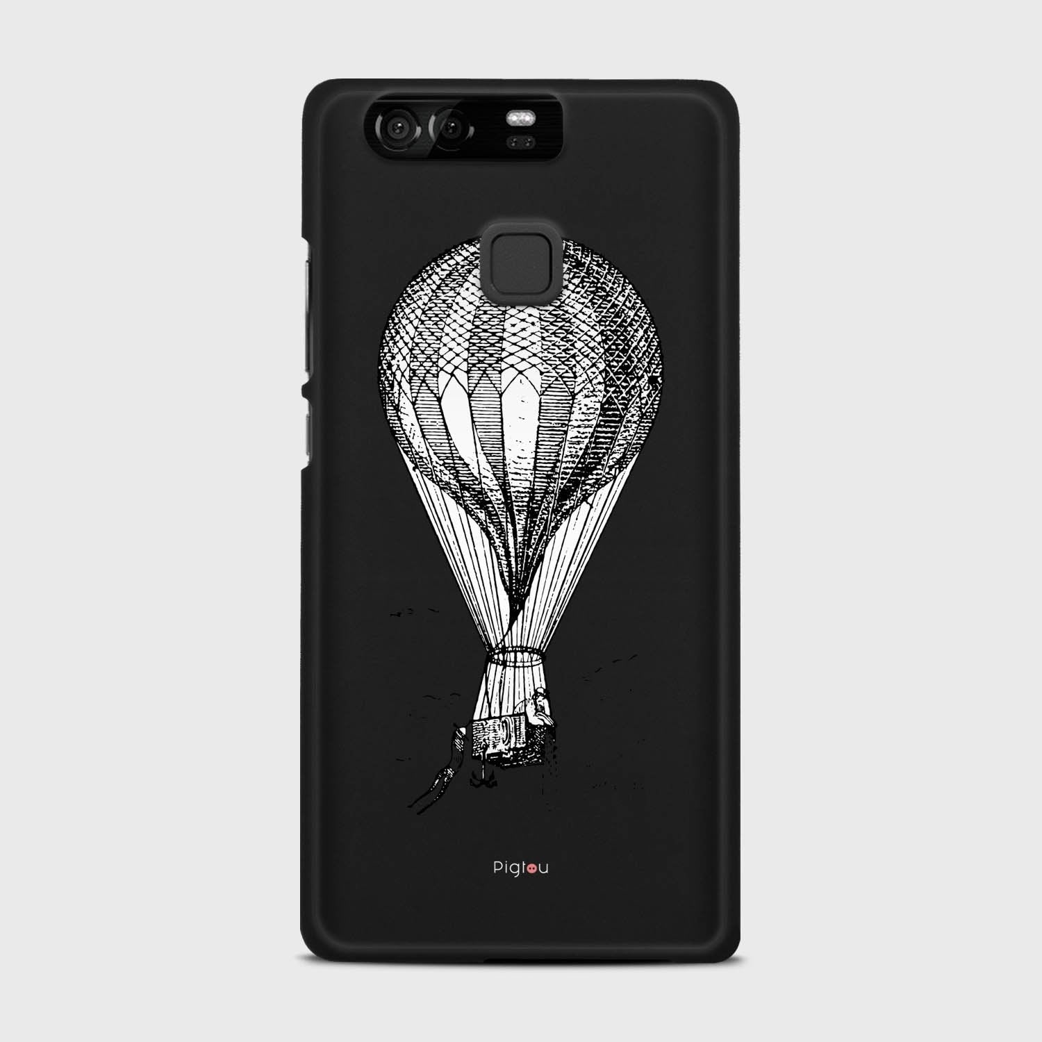 VINTAGE AIR BALLOON Huawei P9 case - thin fit matte black (D84)