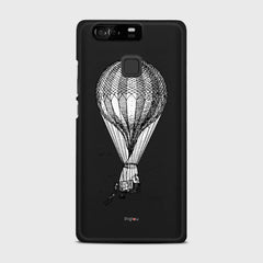 VINTAGE AIR BALLOON Huawei P9 case - thin fit matte black (D84)