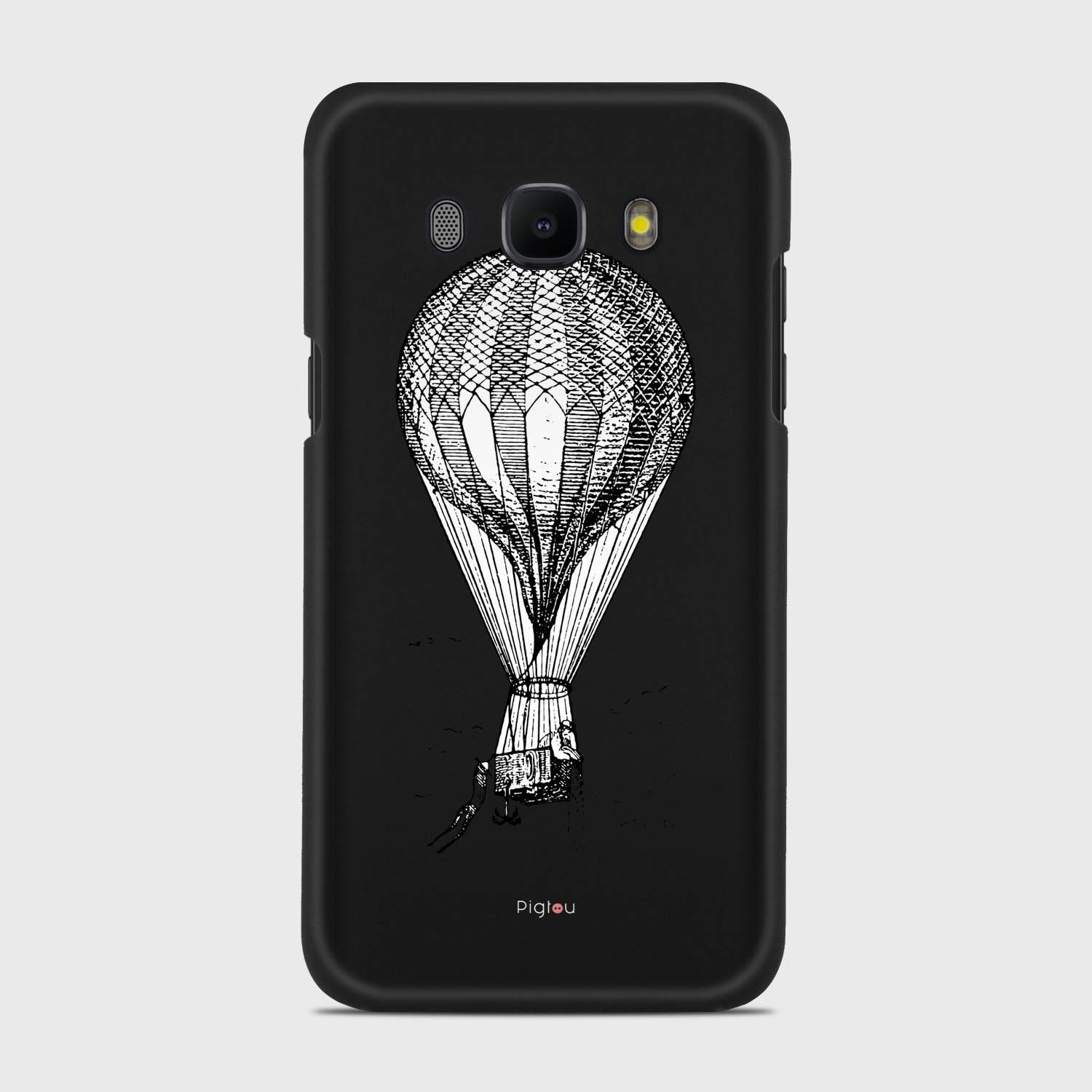 VINTAGE AIR BALLOON Samsung Galaxy J5 (2016) case - thin fit matte black (D84)
