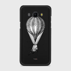 VINTAGE AIR BALLOON Samsung Galaxy J5 (2016) case - thin fit matte black (D84)