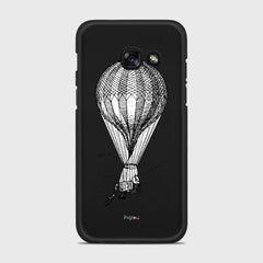 VINTAGE AIR BALLOON Samsung Galaxy A3 (2017) case - thin fit matte black (D84)
