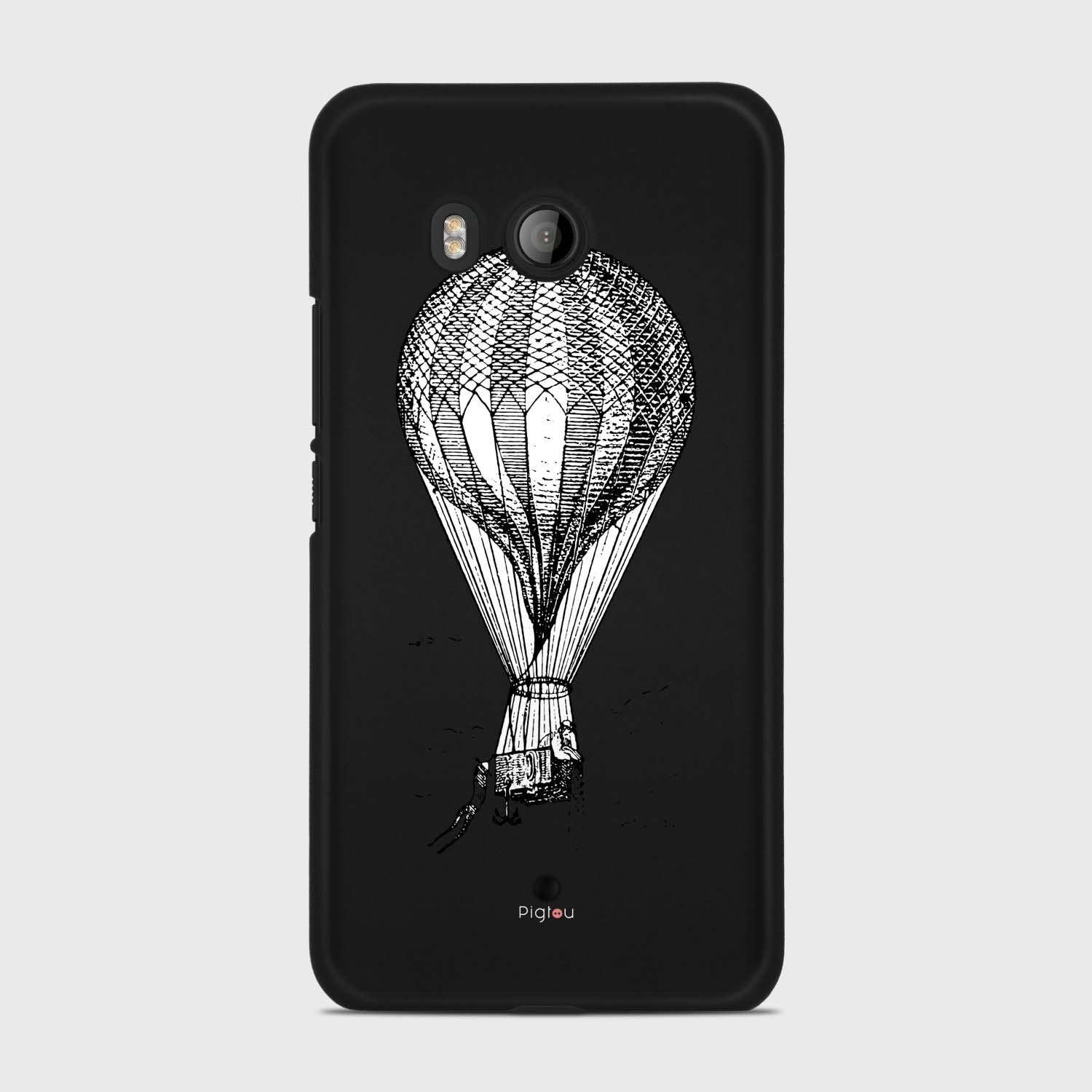 VINTAGE AIR BALLOON HTC U11 case - thin fit matte black (D84)
