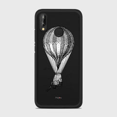 VINTAGE AIR BALLOON Huawei P20 Lite case - thin fit matte black (D84)