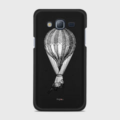 VINTAGE AIR BALLOON Samsung Galaxy J3 (2016) case - thin fit matte black (D84)