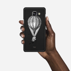 VINTAGE AIR BALLOON Samsung Galaxy A5 (2016) case - thin fit matte black (D84)