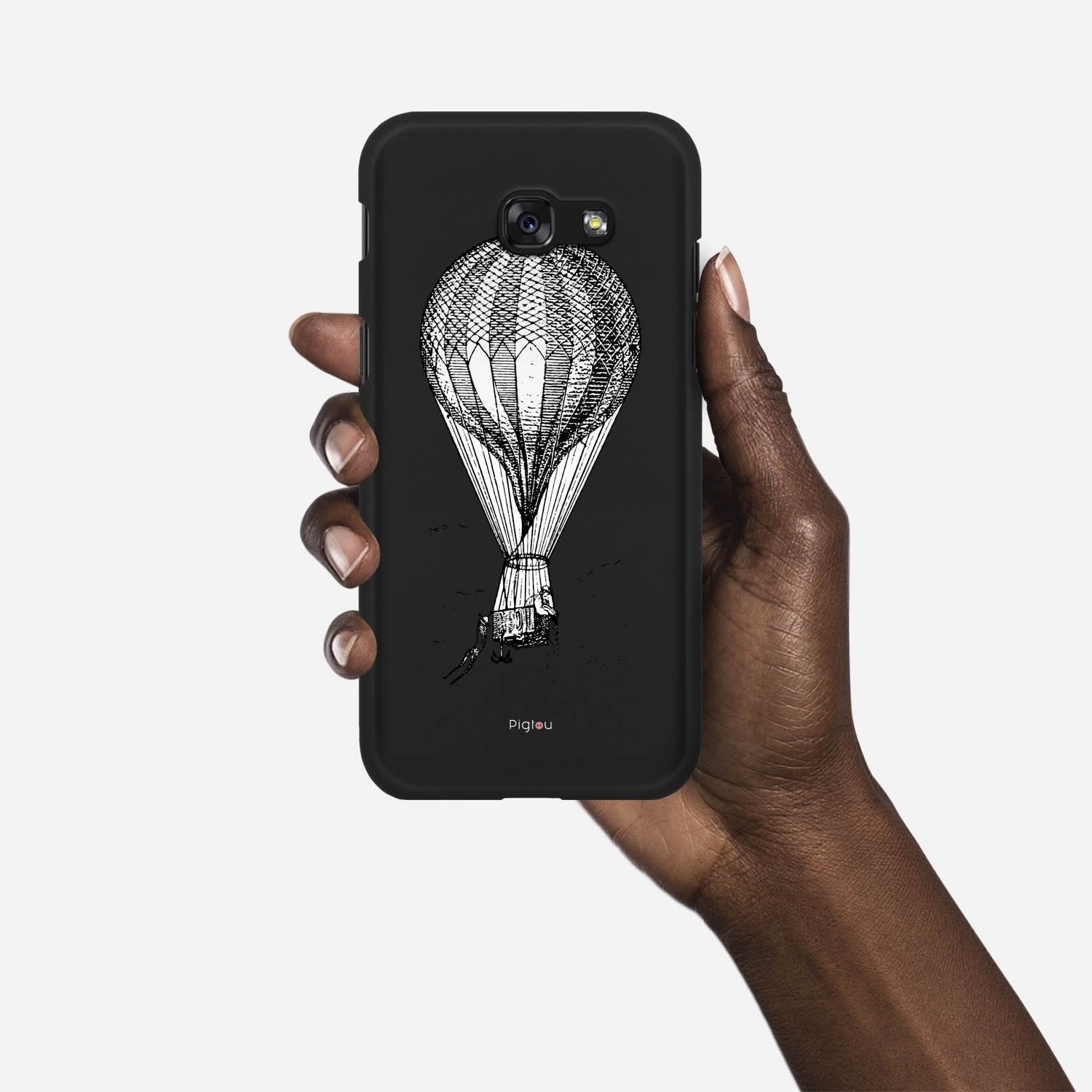 VINTAGE AIR BALLOON Samsung Galaxy A5 (2017) case - thin fit matte black (D84)