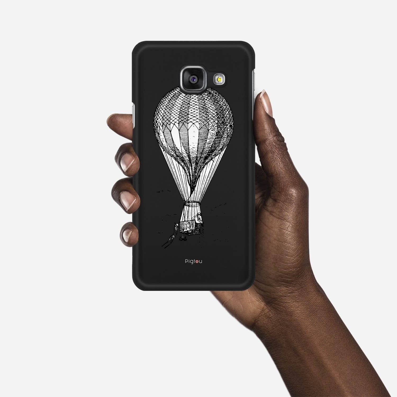 VINTAGE AIR BALLOON Samsung Galaxy A3 (2016) case - thin fit matte black (D84)