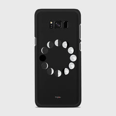 MOON PHASES Samsung Galaxy S8 Plus case - thin fit matte black (D85)