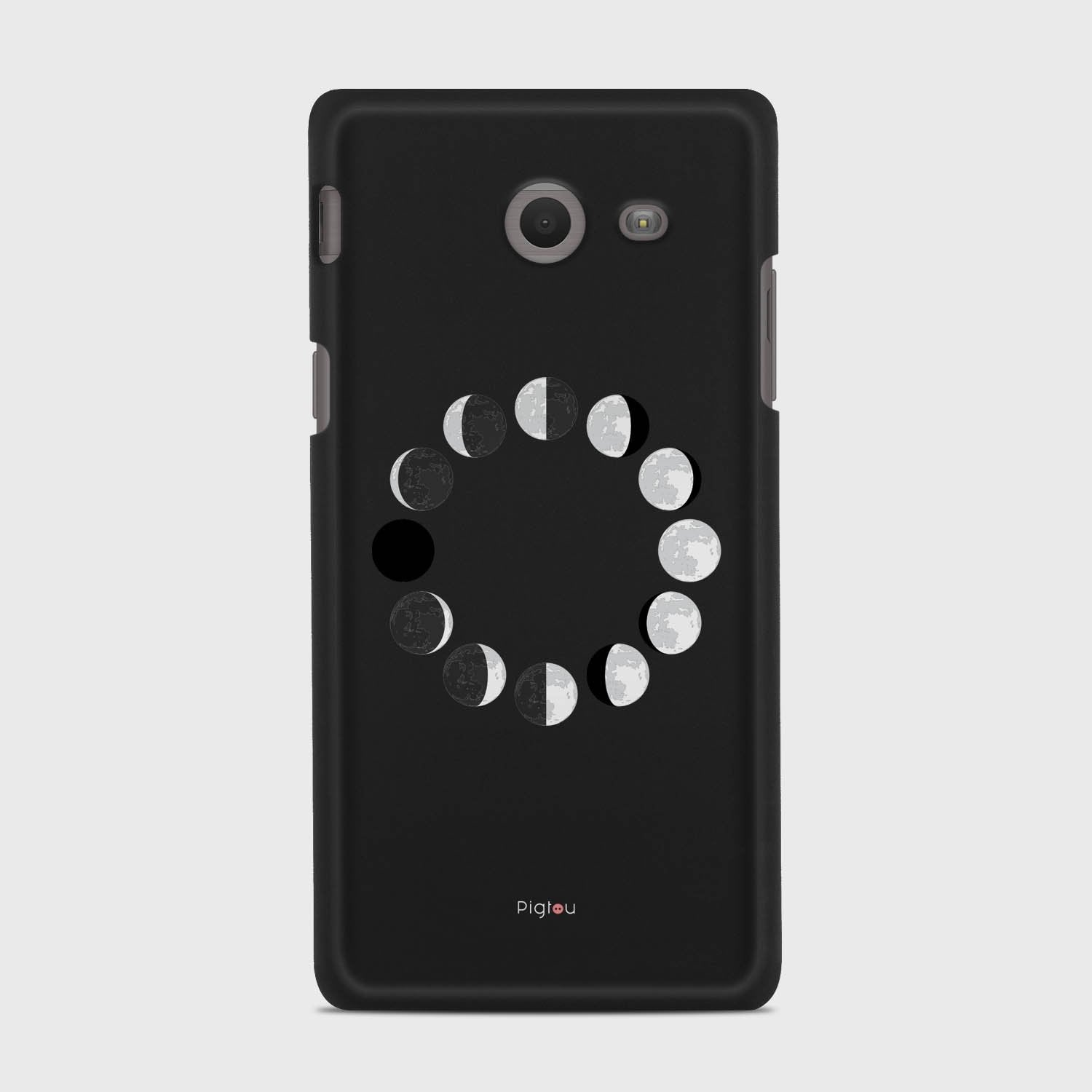 MOON PHASES Samsung Galaxy J5 (2017) Verizon case - thin fit matte black (D85)