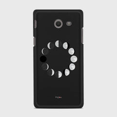 MOON PHASES Samsung Galaxy J5 (2017) Verizon case - thin fit matte black (D85)