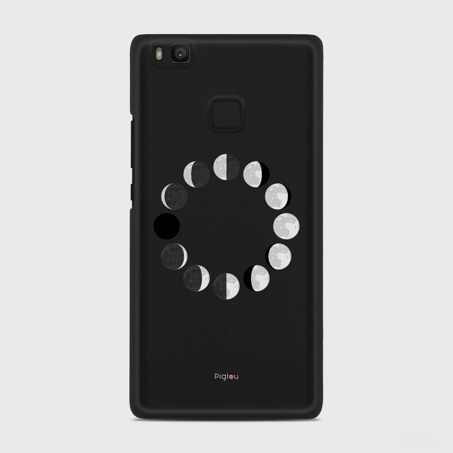 MOON PHASES Huawei P9 Lite case - thin fit matte black (D85)