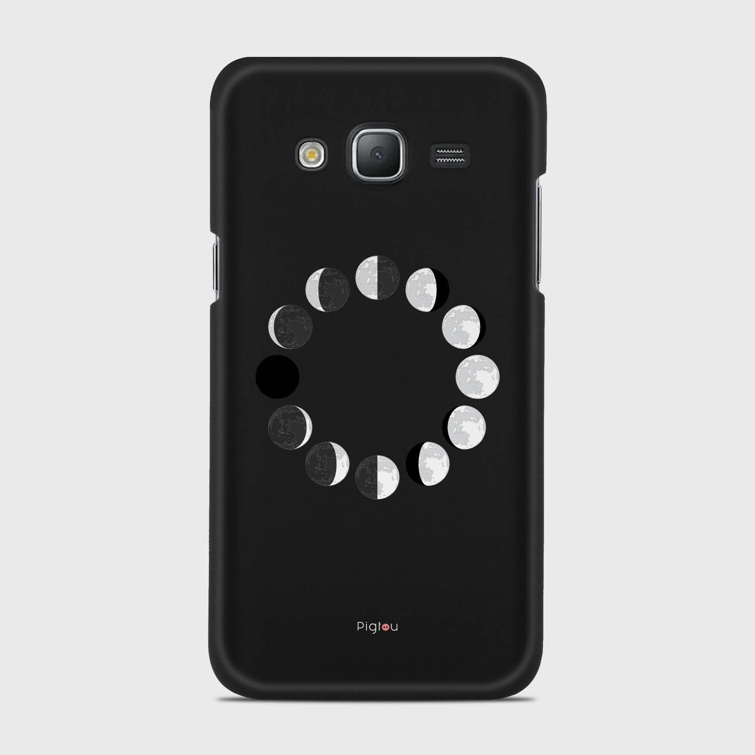 MOON PHASES Samsung Galaxy J5 (2015) case - thin fit matte black (D85)
