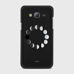 MOON PHASES Samsung Galaxy J5 (2015) case - thin fit matte black (D85)
