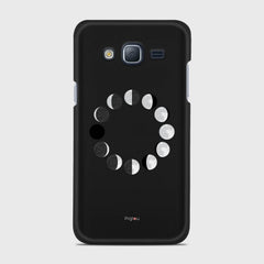 MOON PHASES Samsung Galaxy J3 (2016) case - thin fit matte black (D85)