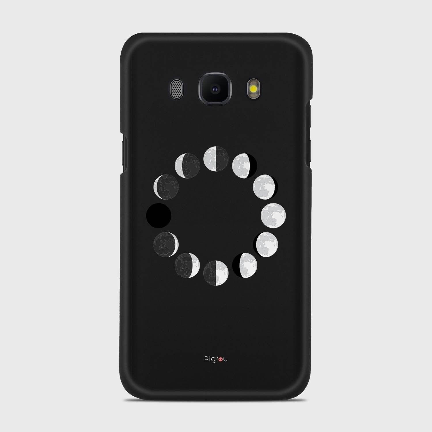 MOON PHASES Samsung Galaxy J5 (2016) case - thin fit matte black (D85)