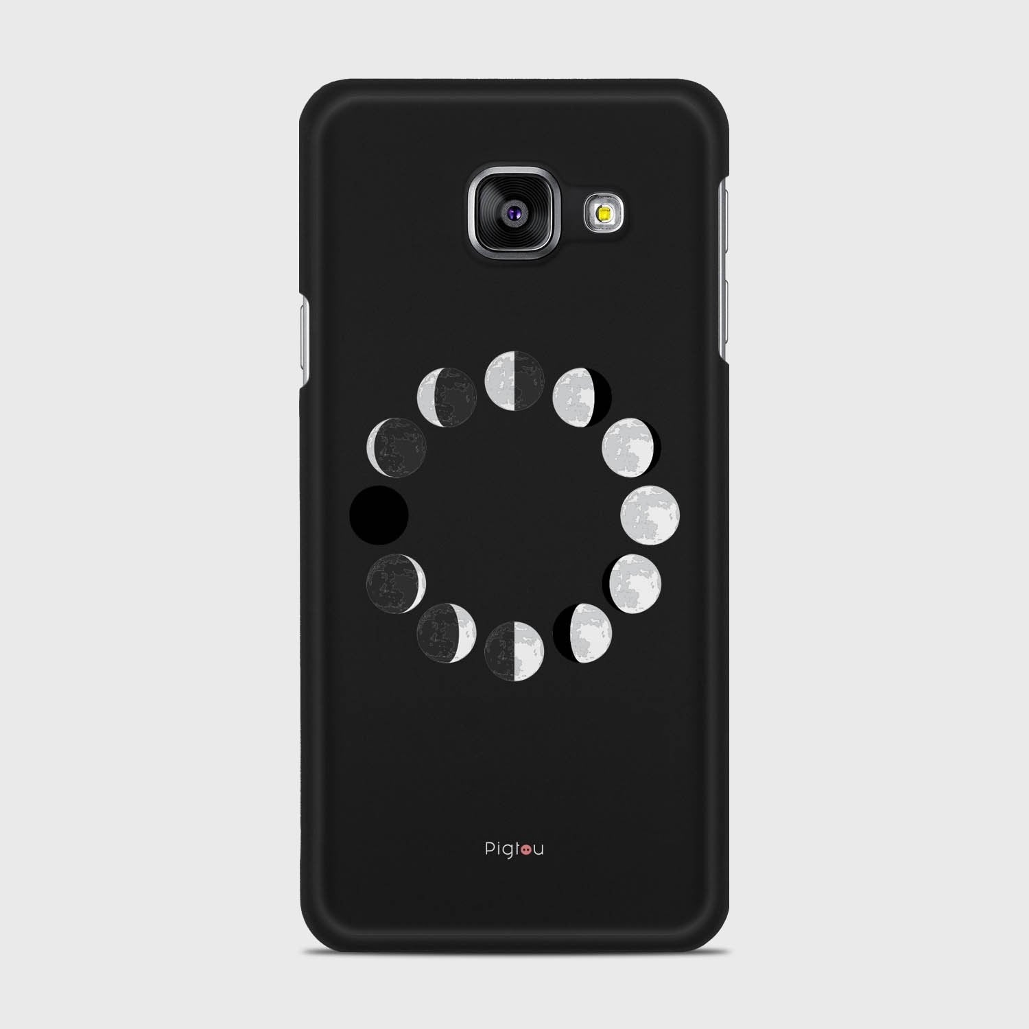 MOON PHASES Samsung Galaxy A3 (2016) case - thin fit matte black (D85)