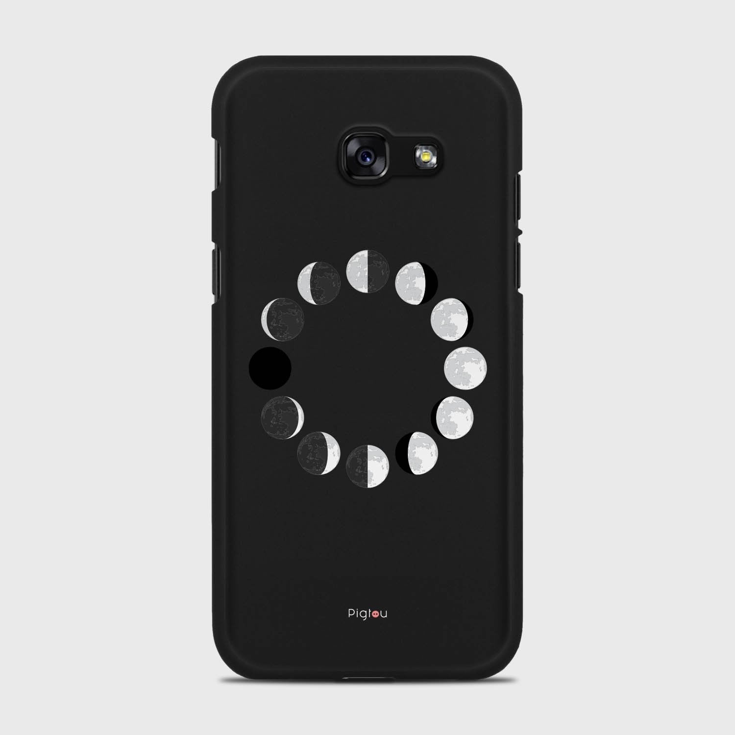 MOON PHASES Samsung Galaxy A5 (2017) case - thin fit matte black (D85)