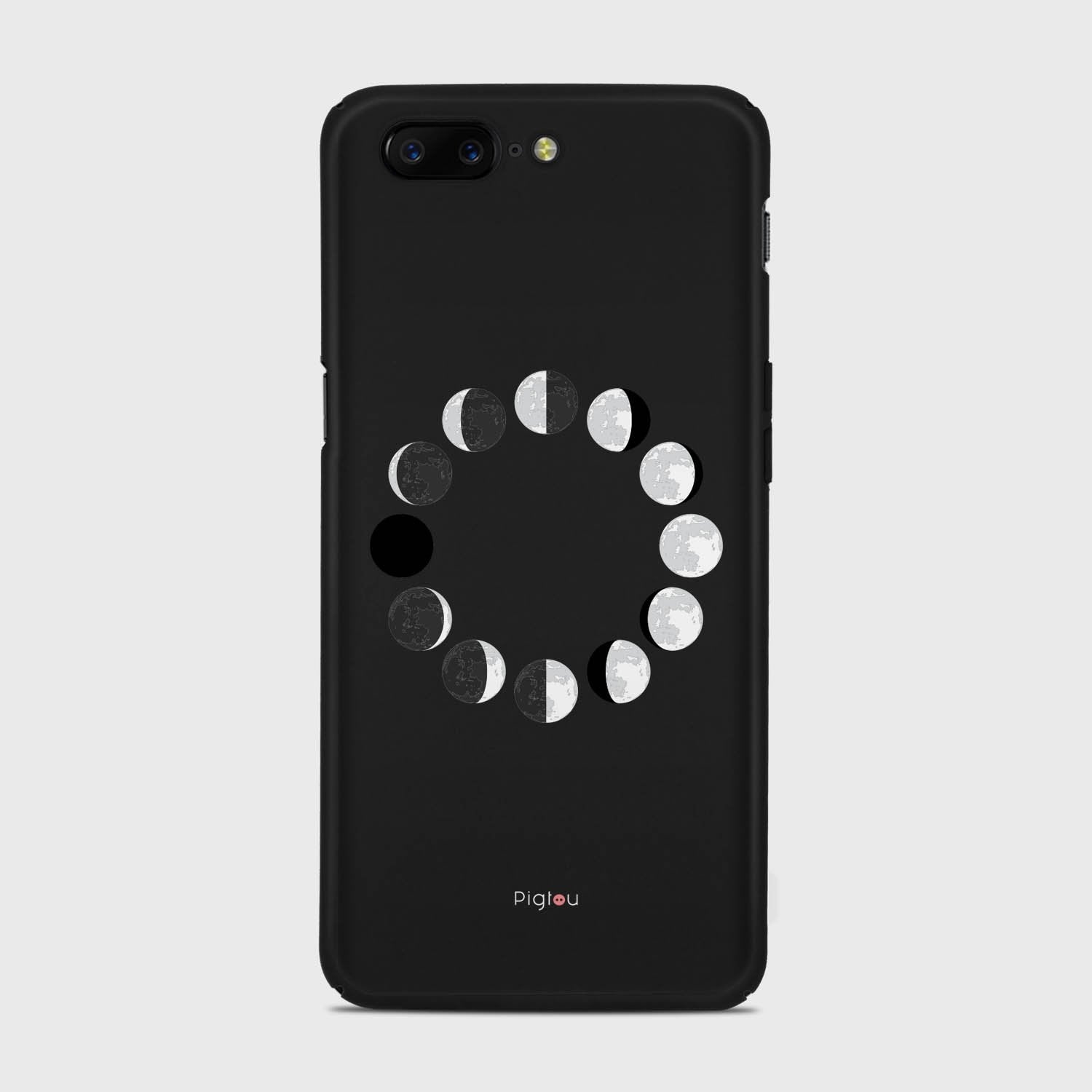 MOON PHASES Samsung Galaxy A3 (2015) case - thin fit matte black (D85)