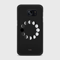 MOON PHASES Samsung Galaxy S7 case - thin fit matte black (D85)