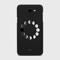 MOON PHASES Samsung Galaxy J7 (2017) Verizon case - thin fit matte black (D85)
