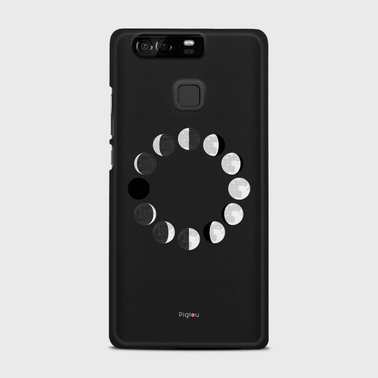 MOON PHASES Huawei P9 case - thin fit matte black (D85)