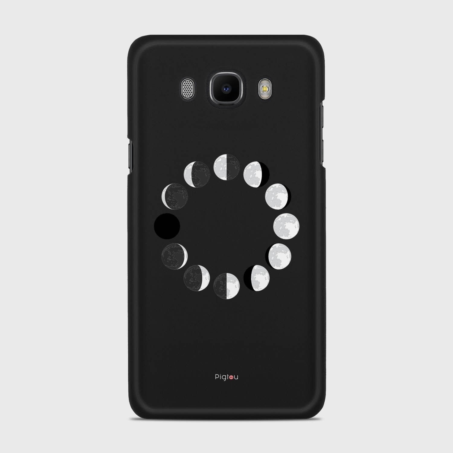 MOON PHASES Samsung Galaxy J7 (2016) case - thin fit matte black (D85)