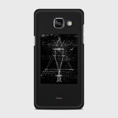 PRECISION DRAWING Samsung Galaxy A5 (2016) case - thin fit matte black (D86)