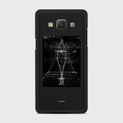 PRECISION DRAWING Samsung Galaxy A5 (2015) case - thin fit matte black (D86)