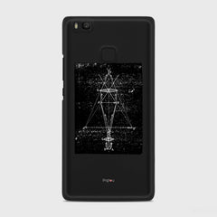 PRECISION DRAWING Huawei P9 Lite case - thin fit matte black (D86)