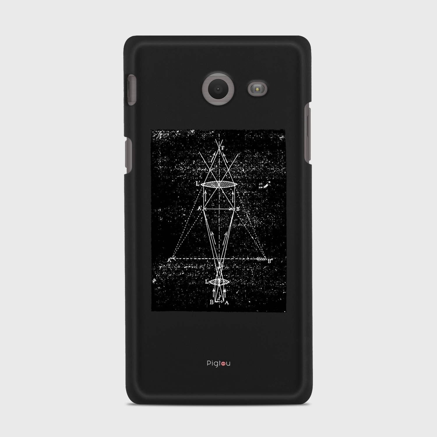 PRECISION DRAWING Samsung Galaxy J5 (2017) Verizon case - thin fit matte black (D86)