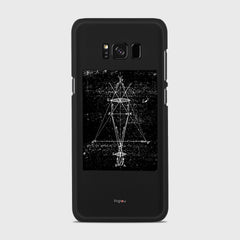 PRECISION DRAWING Samsung Galaxy S8 Plus case - thin fit matte black (D86)