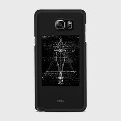 PRECISION DRAWING Samsung Galaxy Note 5 case - thin fit matte black (D86)